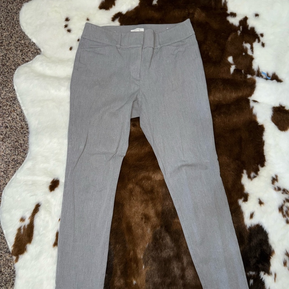 Loft Gray Slim Fit business casual Pants